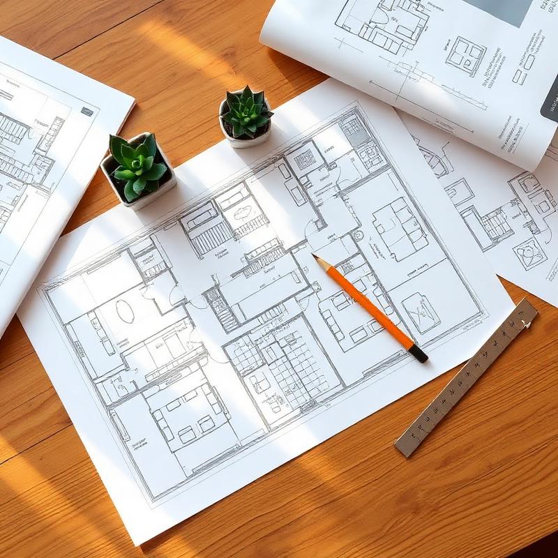 Architectural blueprints